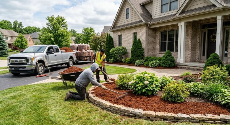 Cypress Mulch Installation in Honolulu, HI